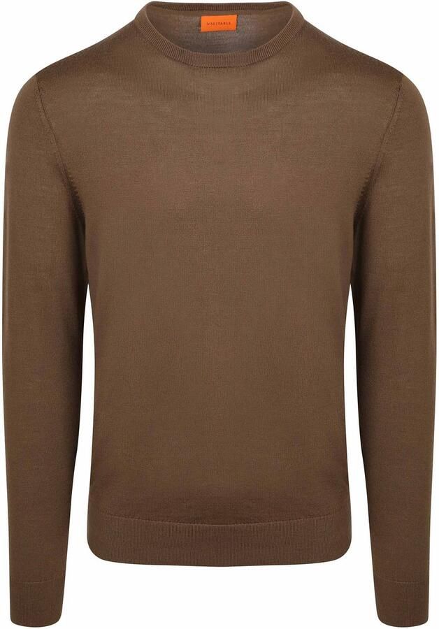 Suitable Merino Pullover Taupe