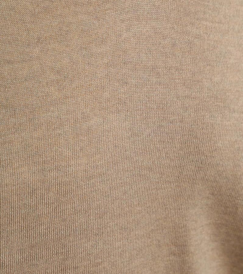 Suitable Merino Pullover V-Hals Beige - Foto 3