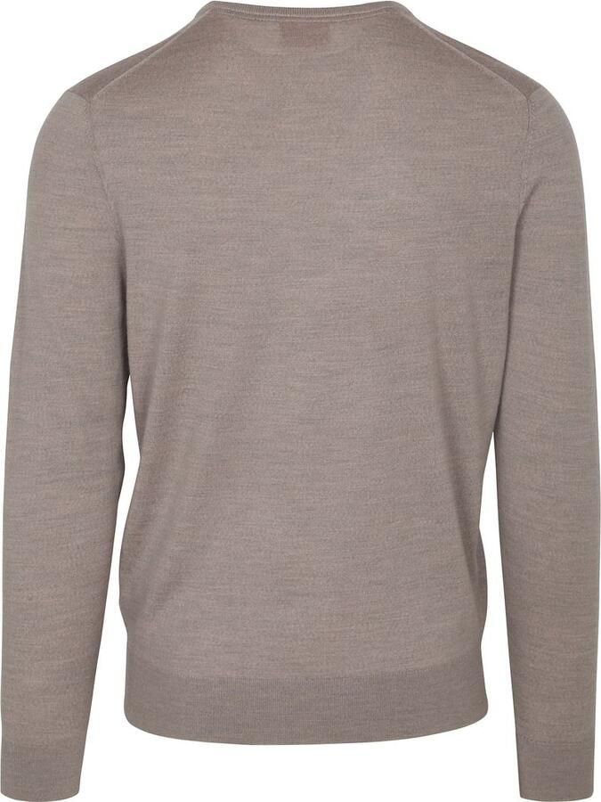 Suitable Merino Pullover V-Hals Greige - Foto 2