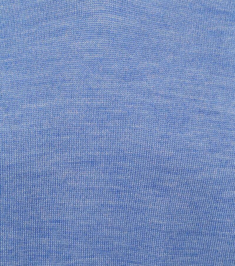 Suitable Merino Pullover V-Hals Lichtblauw - Foto 3