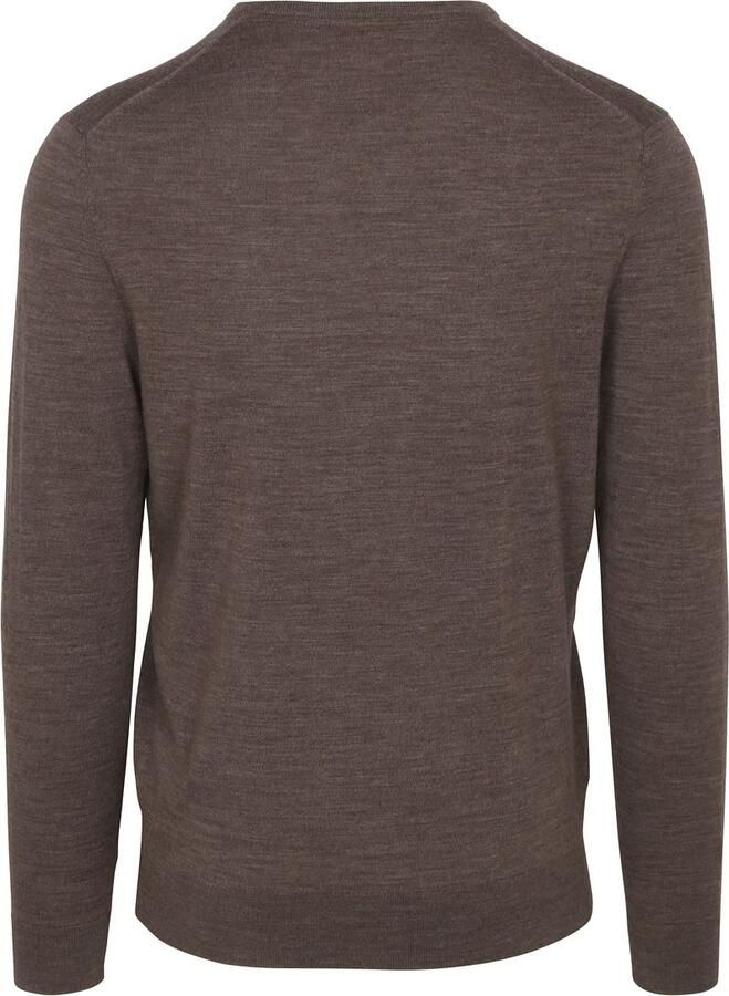Suitable Merino Pullover V-Hals Taupe - Foto 2