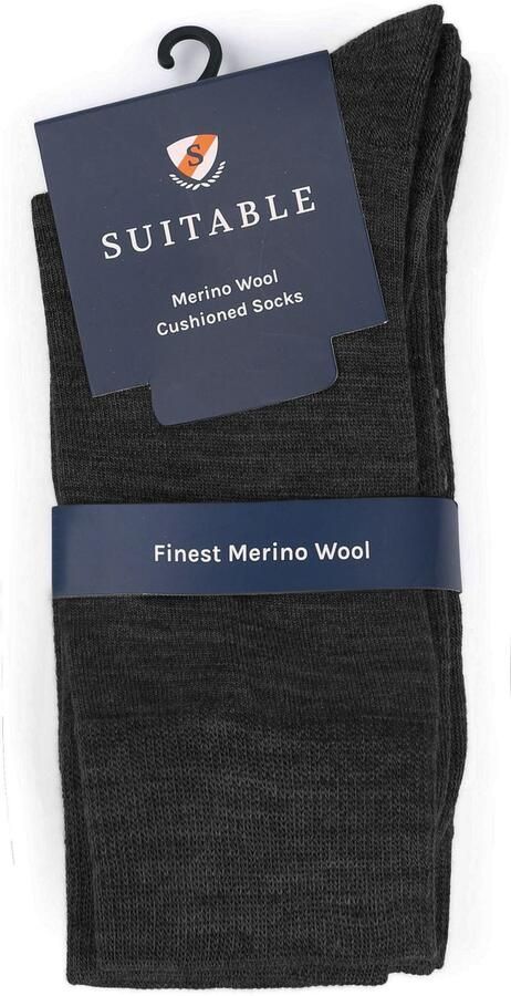 Suitable Socks Merino Sokken Antraciet 2-Pack - Foto 5