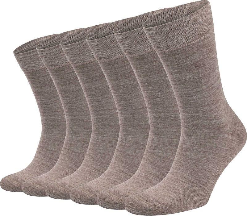 Suitable Socks Merino Sokken Taupe 2-Pack
