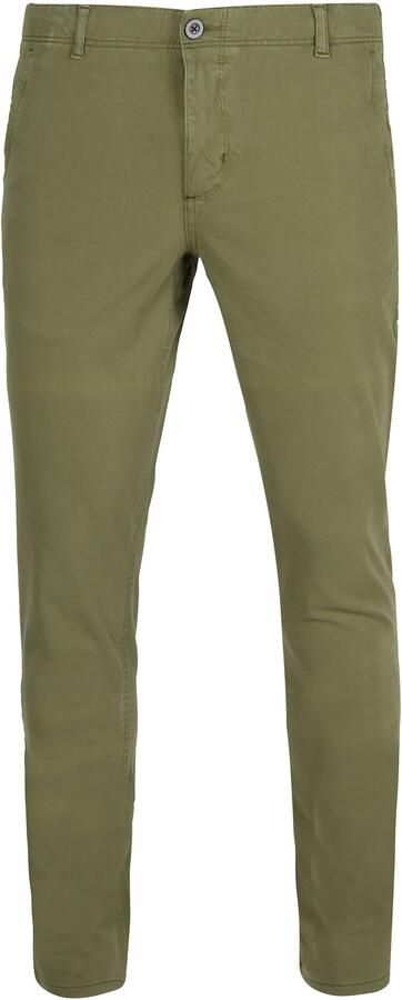 Suitable Broek Milton Skinny-Fit Chino Groen