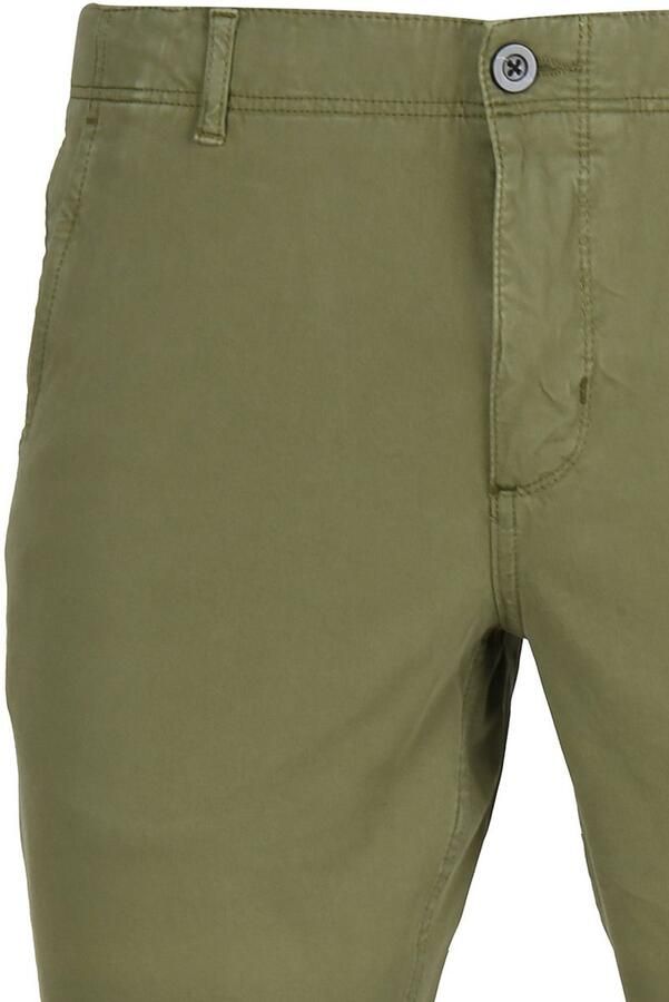 Suitable Broek Milton Skinny-Fit Chino Groen - Foto 2