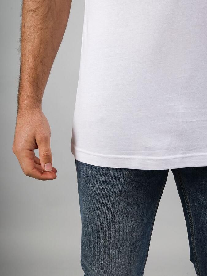 Suitable Obambo T-Shirt Ronde Hals Wit 2-Pack - Foto 5