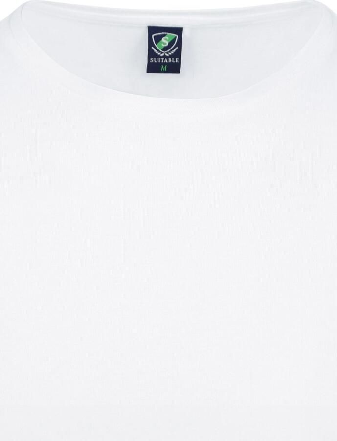 Suitable Obambo T-Shirt Ronde Hals Wit 2-Pack - Foto 3