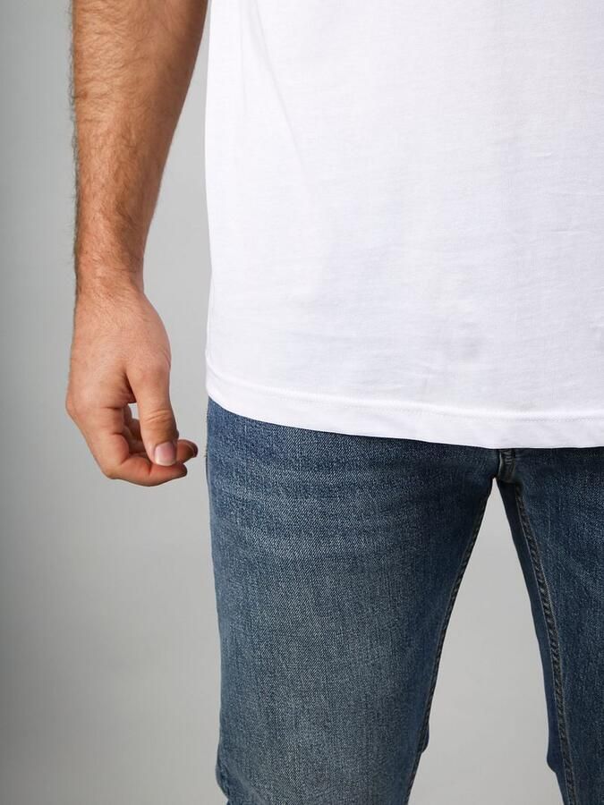Suitable Obra T-Shirt Hoge ronde Hals Wit 6-Pack - Foto 3