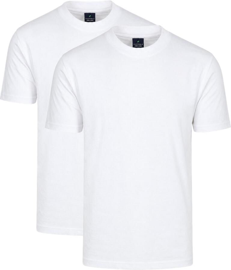 Suitable Obrambo T-Shirt Wit 2-Pack