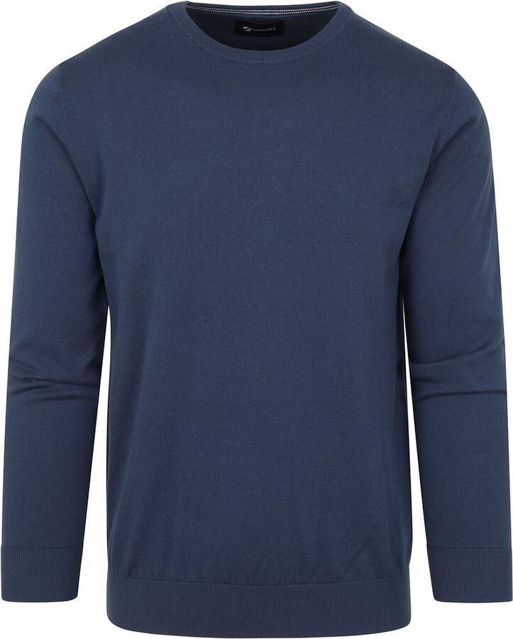 Suitable Oini Pullover O-Hals Donkerblauw - Foto 1