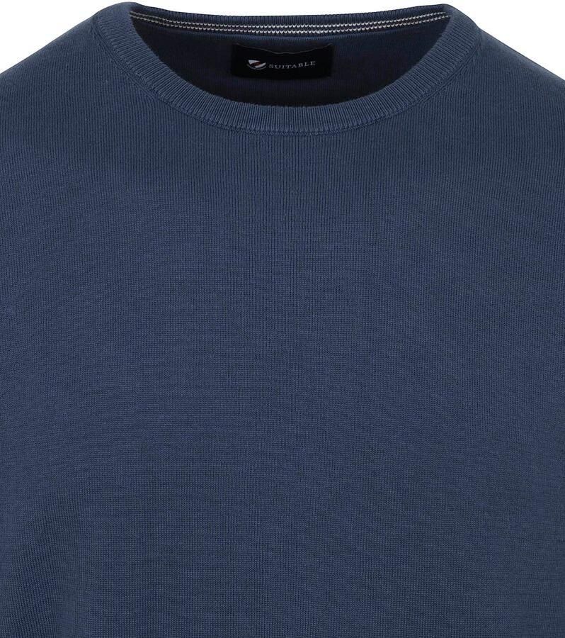 Suitable Oini Pullover O-Hals Donkerblauw - Foto 2