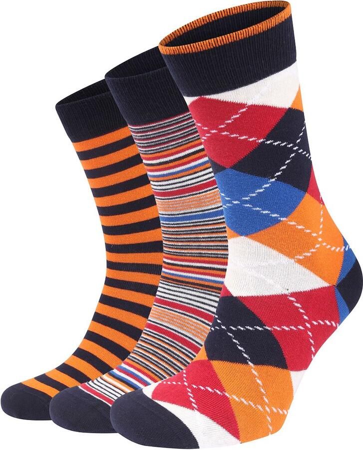 Suitable Socks Oranje Sokken 3-Pack