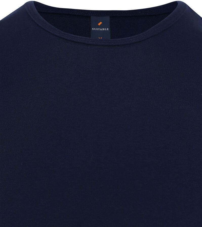 Suitable Ota T-Shirt Ronde Hals Navy 2-Pack - Foto 2