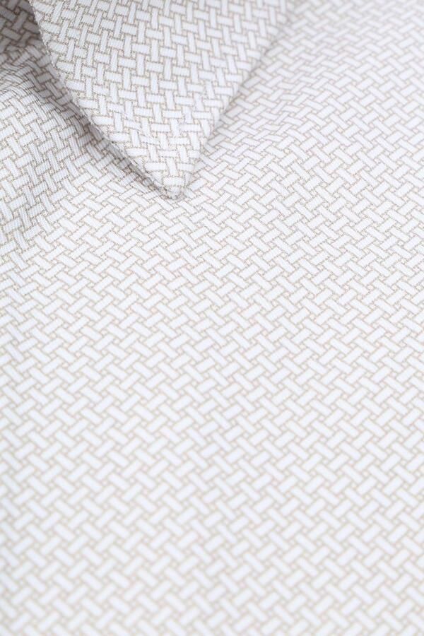 Suitable Overhemd 261-5 Beige Print - Foto 3