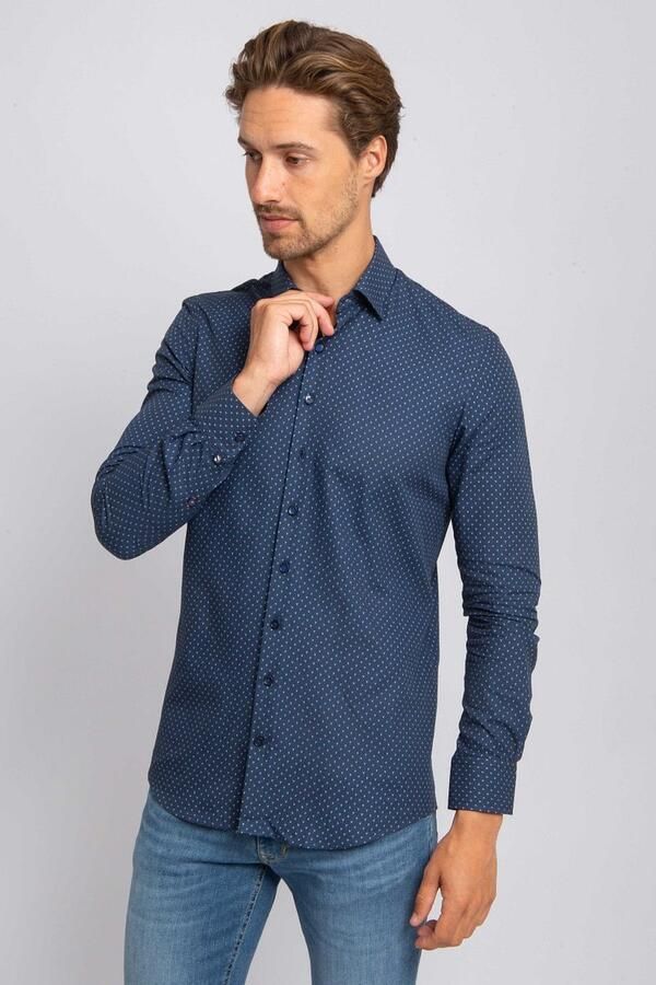 Suitable Overhemd Arrow Navy - Foto 3