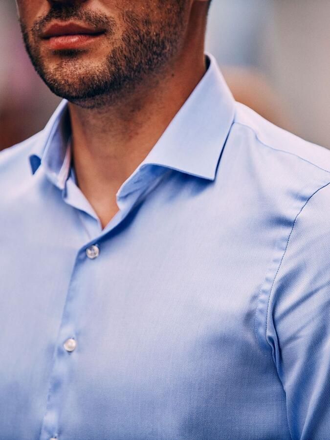 Suitable Overhemd Blauw DR-04 - Foto 2