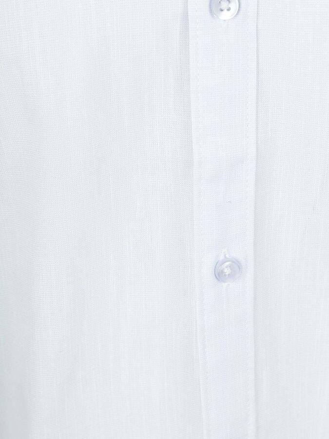 Suitable Overhemd Cotton Slub Lichtblauw - Foto 4