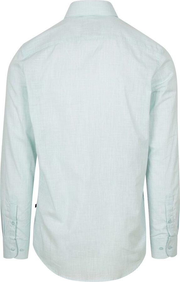 Suitable Overhemd Cotton Slub Lichtgroen - Foto 5