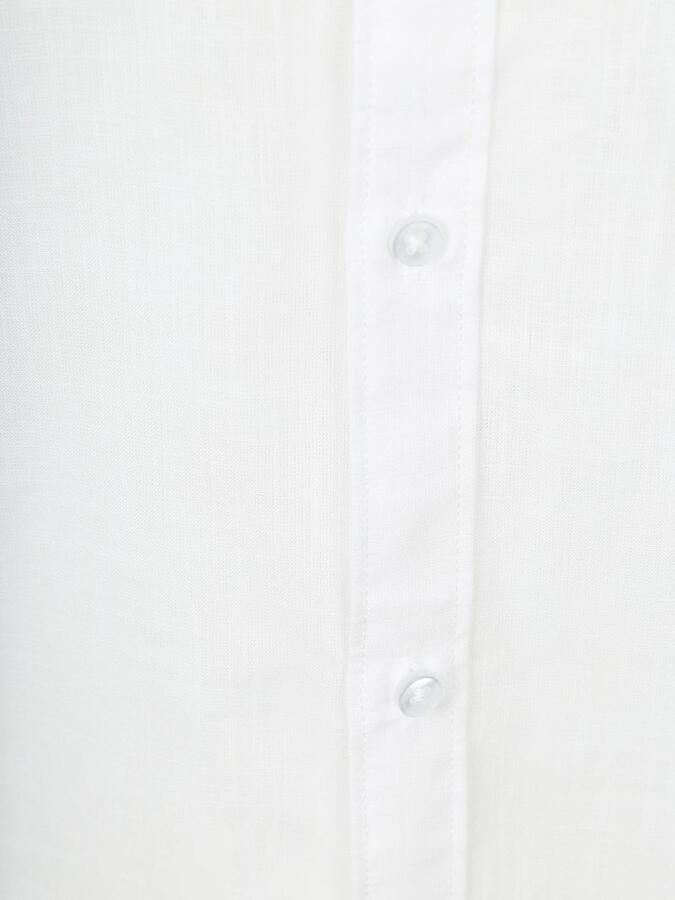 Suitable Overhemd Cotton Slub Wit - Foto 4