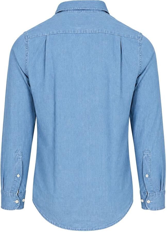 Suitable Overhemd Denim Lichtblauw - Foto 3