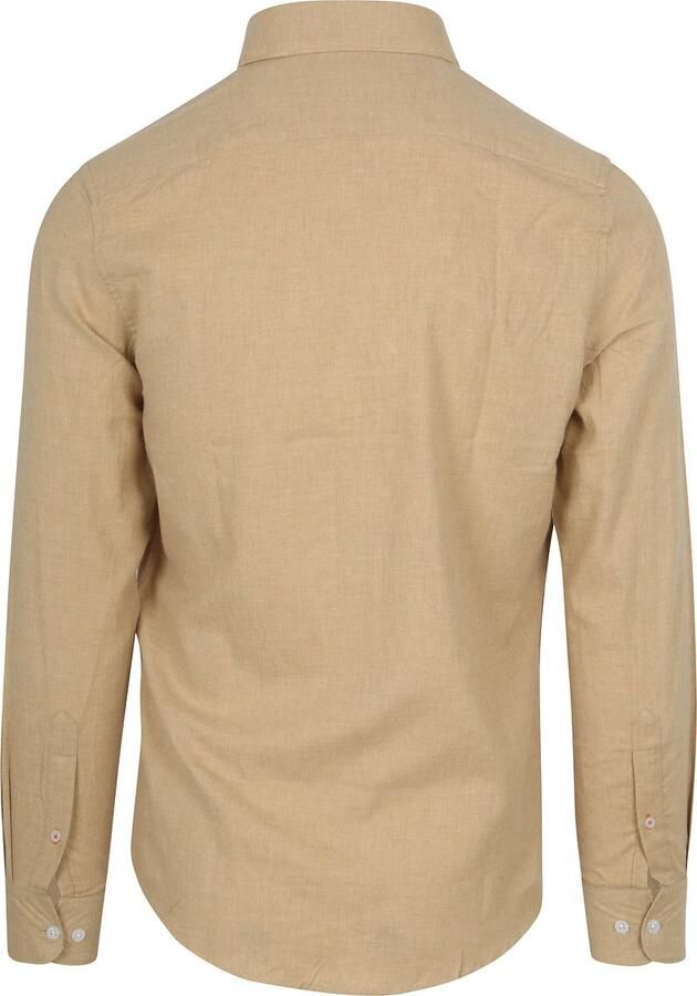 Suitable Overhemd Flanel Beige - Foto 3