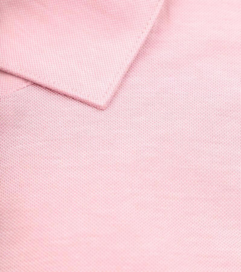 Suitable Overhemd Knitted Pique Roze - Foto 2