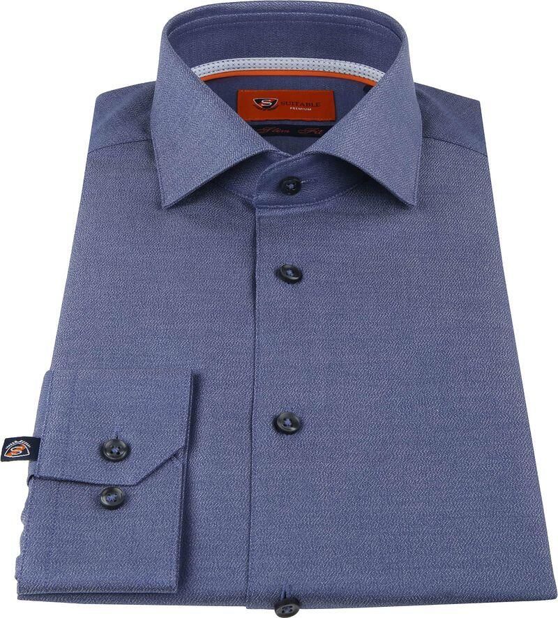 Suitable Overhemd Navy Slim Fit - Foto 2