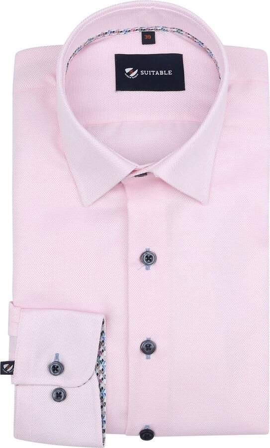 Suitable Overhemd Oxford Roze