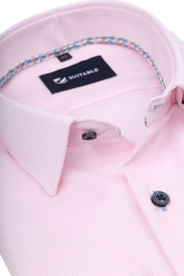 Suitable Overhemd Oxford Roze - Foto 2