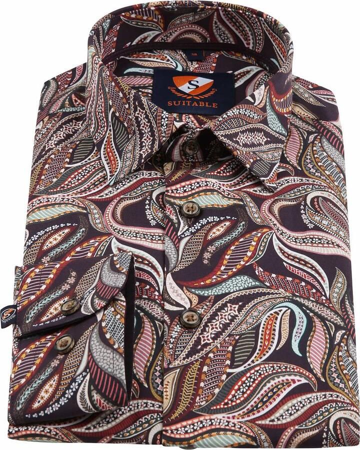 Suitable Overhemd Paisley 188-3 - Foto 2