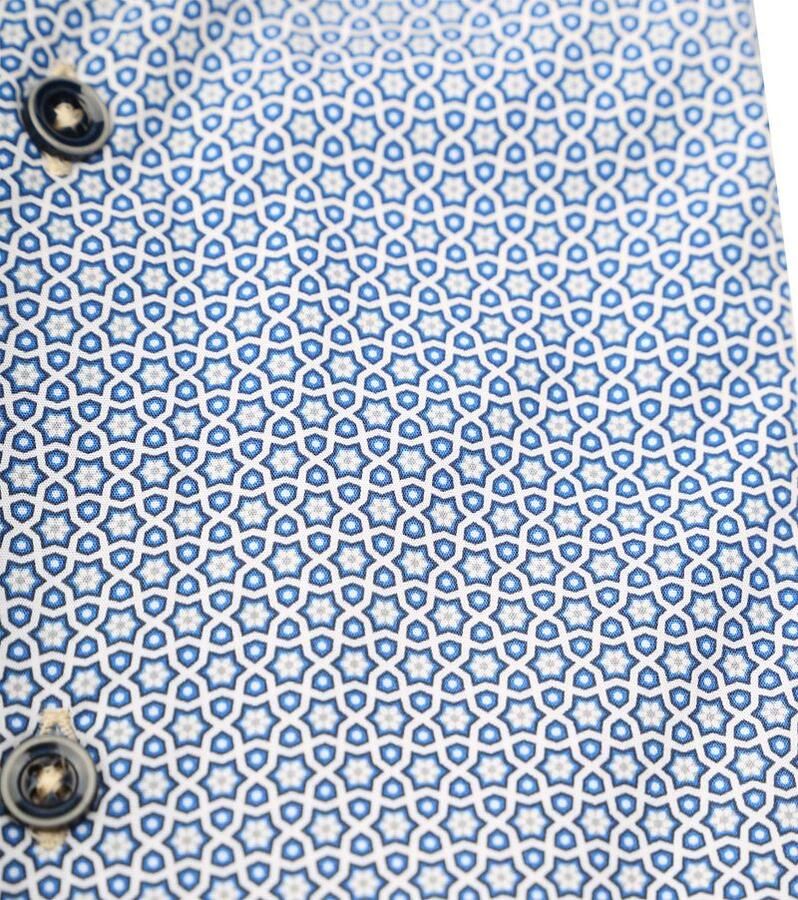 Suitable Overhemd Print Bloemen Blauw 267-9 - Foto 2