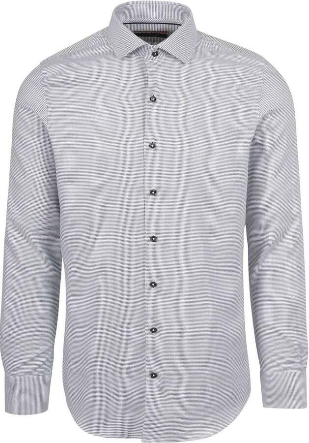 Suitable Overhemd Lange Mouw Overhemd Print Groen Hook - Foto 2