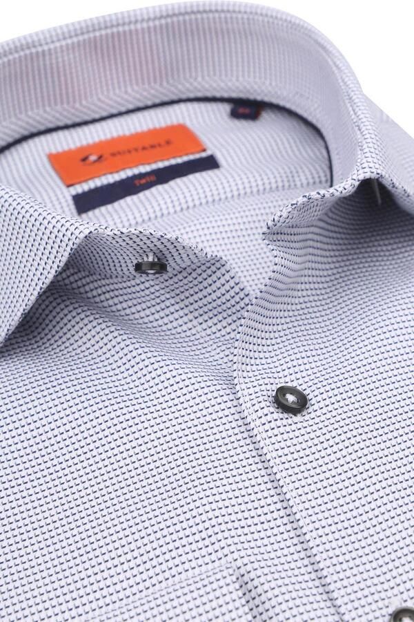 Suitable Overhemd Lange Mouw Overhemd Print Groen Hook - Foto 3