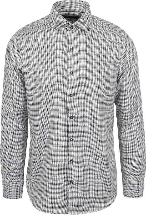 Suitable Overhemd Lange Mouw Overhemd Print Groen - Foto 3