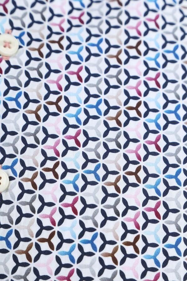 Suitable Overhemd Lange Mouw Overhemd Print Multicolour - Foto 3