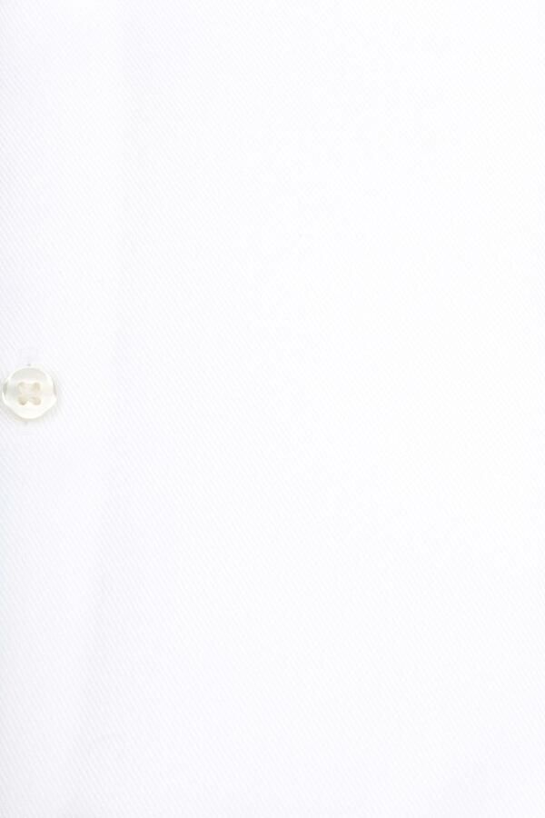 Suitable Overhemd White Twill Dubbelmanchet - Foto 4