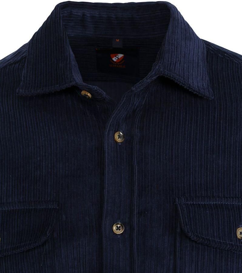 Suitable Overshirt Corduroy Navy