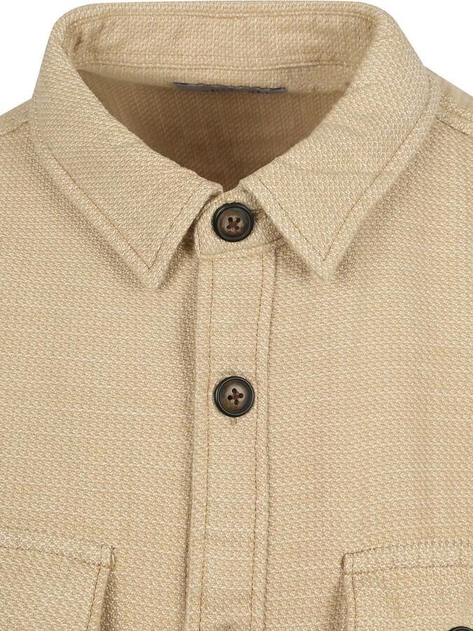 Suitable Overshirt Structure Beige - Foto 3