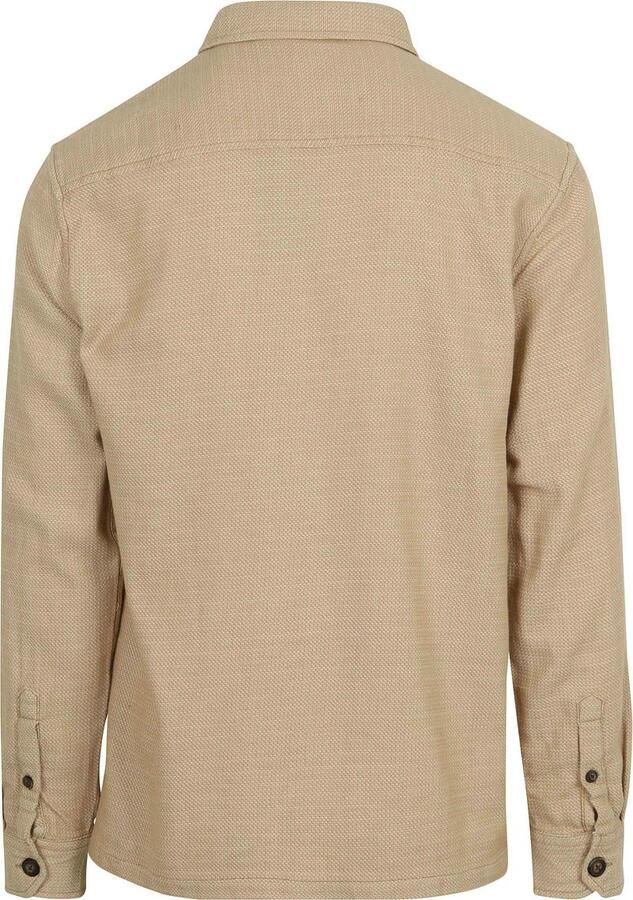 Suitable Overshirt Structure Beige - Foto 5