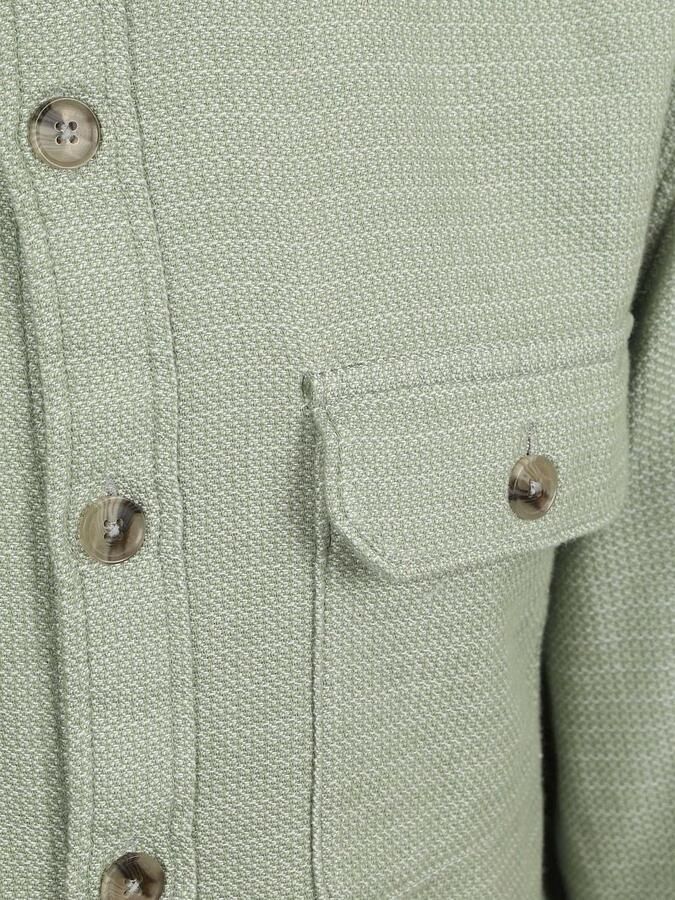 Suitable Overshirt Structure Groen - Foto 3