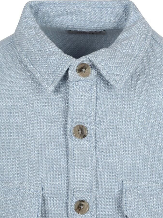 Suitable Overshirt Structure Lichtblauw