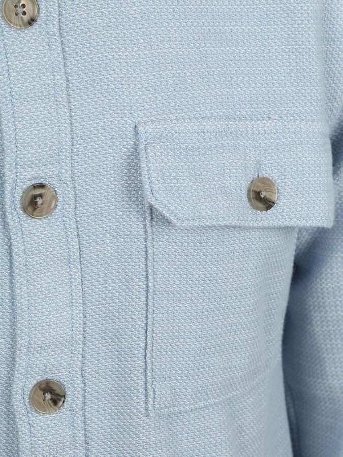 Suitable Overshirt Structure Lichtblauw - Foto 2