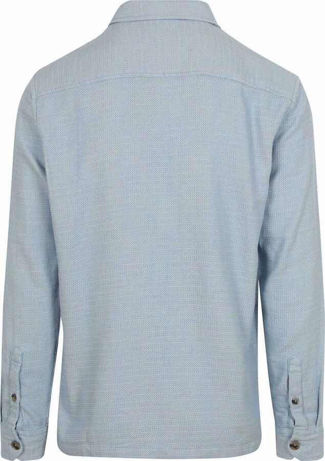 Suitable Overshirt Structure Lichtblauw - Foto 3