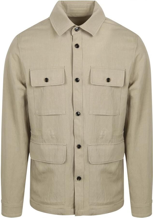 Suitable Sweater Overshirt Tencel Greige