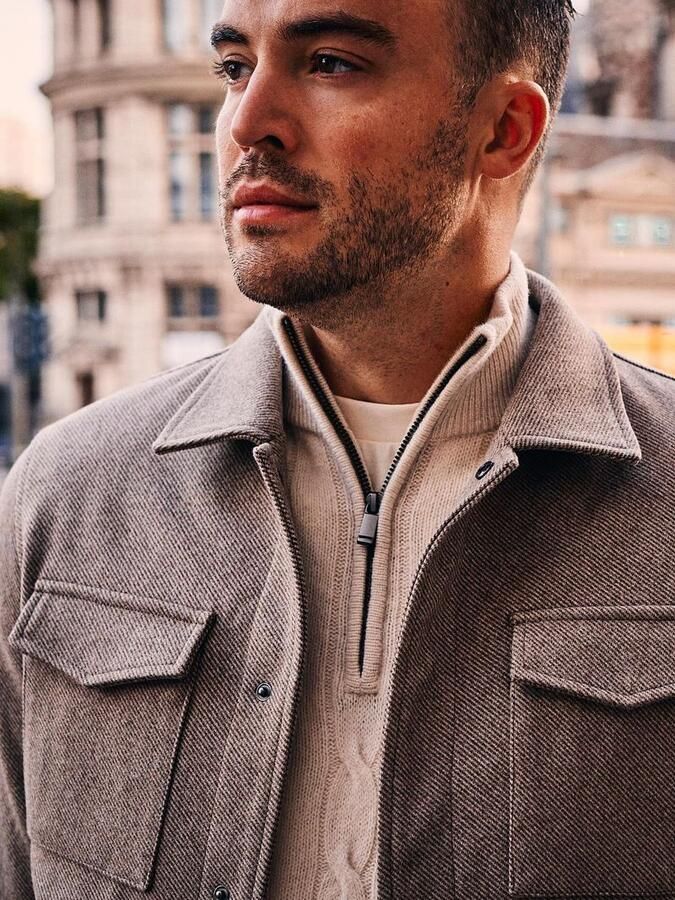 Suitable Overshirt Twill Beige