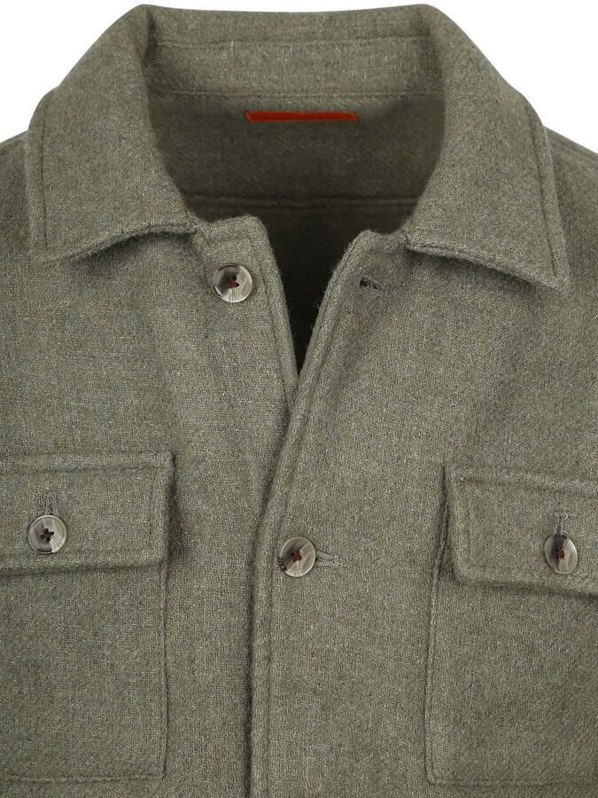Suitable Overshirt Wool Blend Groen - Foto 2
