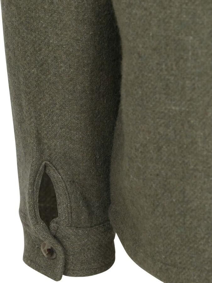 Suitable Overshirt Wool Blend Groen - Foto 4