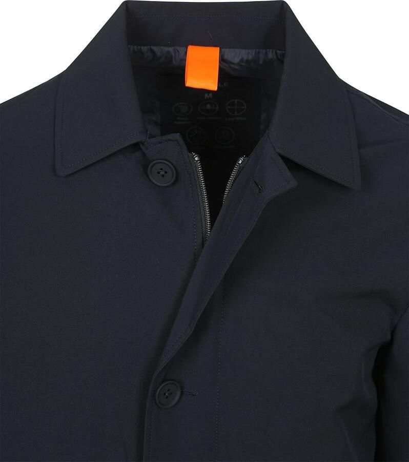 Suitable Packable Jas Long Tech Navy - Foto 2