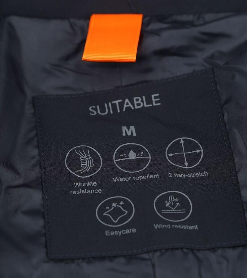 Suitable Packable Jas Long Tech Navy - Foto 4
