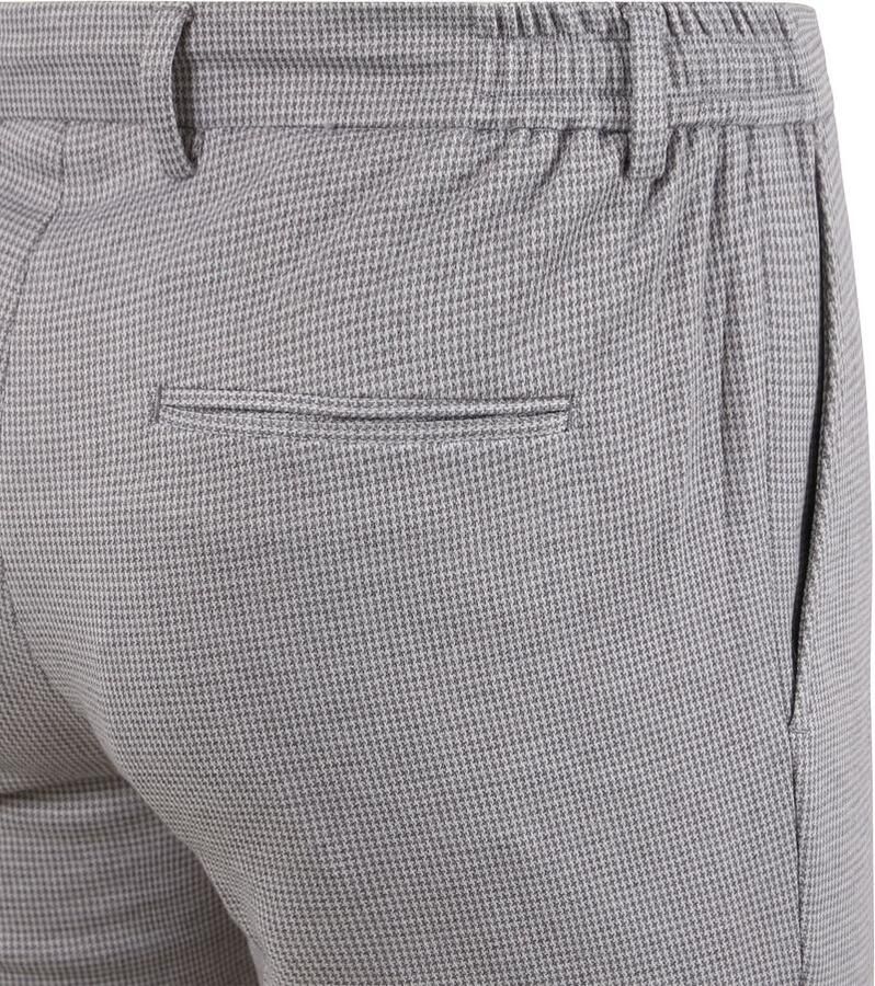 Suitable Pantalon Jersey Pied De Poule Grijs - Foto 3